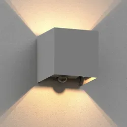 Wandleuchten, Wandbeleuchtung Grau von LEDs Com