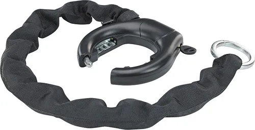 Prophete Rahmenschloss mit Kette – ART zertifiziert - Fahrradschloss mit höchster Sicherheitsstufe für optimalen Diebstahlschutz, inklusive robuster Kette für flexibles Sichern. Ideal für Fahrräder und E-Bikes.