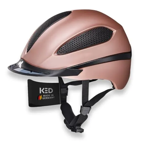 KED Paso Reithelm | K-Fit Black mit LED-Rücklicht - Rosa Matt, Größe 52-58 (M) - Der KED Paso Reithelm vereint Komfort und Sicherheit. Mit maxSHELL-Technologie und einem integrierten Belüftungssystem sorgt er für eine optimale Passform und Atmungsaktivität – ideal für den täglichen Einsatz beim Reiten.
