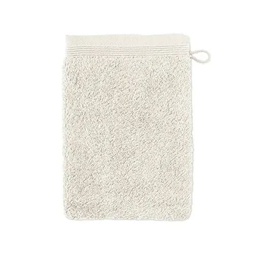 Möve Superwuschel Waschhandschuh 20 x 15 cm aus 100% Baumwolle, Nature