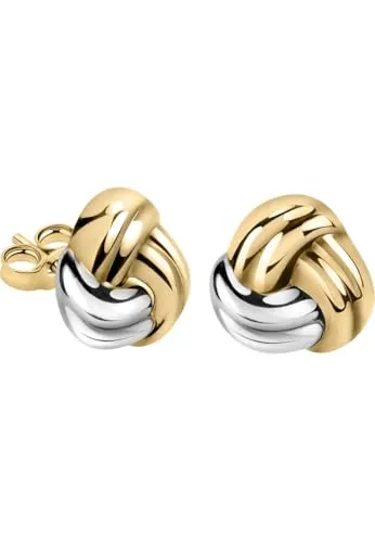 CHRIST Damen-Ohrstecker 585er Gelbgold, 585er Weißgold One Size 89115744