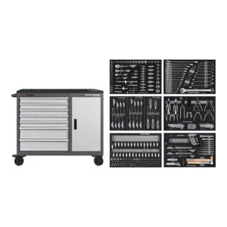 Kraftwerk Werkstattwagen BT1100, 7 Schubladen, 300-tlg. von KRAFTWERK