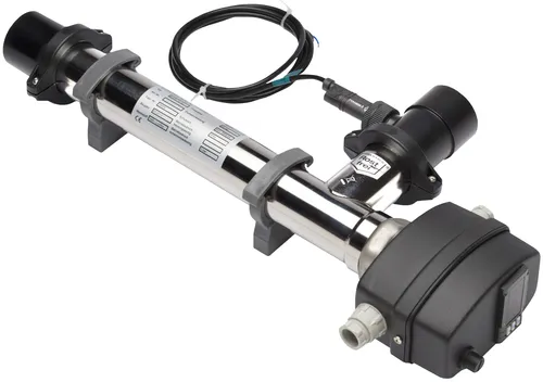Dapra EWT Elektroheizer Wärmetauscher V4A 12 kW Poolheizung Schwimmbadheizung