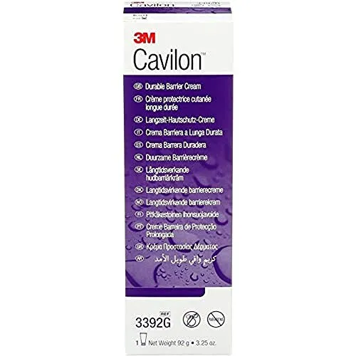3M Cavilon 3392G - 92 g Barriere-Creme, langanhaltender Schutz vor Körperflüssigkeiten, hypoallergen und pH-neutral für empfindliche Haut