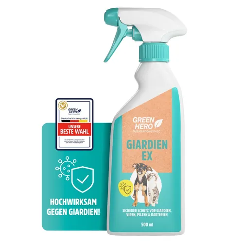 Giardien Spray schützt Hund Katze Hygiene Spray gegen Bakterien Viren Pilzen