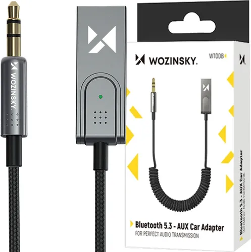 Wozinsky WTODB Bluetooth 5.3 Audioadapter mit AUX und USB-A