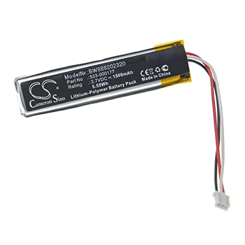 vhbw Akku kompatibel mit Logitech YR0073, MX Keys kabellose Tastatur (1500 mAh, 3,7 V, Li-Polymer)