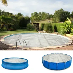 Poolpanda Pool Solarfolie Ø 488 cm Power rund | transparent - Effiziente Solarfolie mit 16 mm Luftblasen für optimale Wärmeisolierung und weniger Verdunstung – perfekt für Ihren Pool.