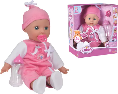 Simba Dickie Babypuppe 105140489 Laura Puppe Babysprache von Simba Toys