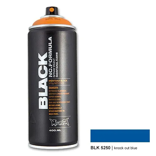 Montana Black 5250 knock out blue 400 ml Sprühdose 13,75€/L