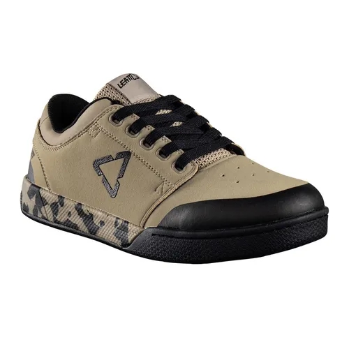 Leatt 2.0 Dune Flat Pedal Fahrradschuhe, beige, Größe 43 - Fahrradschuhe mit FlatGrip-Sohle für optimalen Grip auf nassen Oberflächen und flexibler Zwischensohle für besten Komfort beim Fahren.