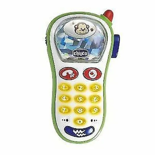 CHICCO 60067 Mobil Telefon Vibra E Druckknöpfe - Interaktives Spielzeug für Kinder, fördert sensorische Wahrnehmung und Konzentration. Mit beruhigenden Melodien und ansprechenden Farben – ideal für unterwegs!
