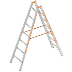 Layher Topic 1039 Sprossenstehleiter 2x7 Sprossen von Layher