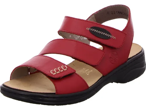 Rieker Damen Sandalen in Rot – Bequeme Wanderschuhe für den Sommer