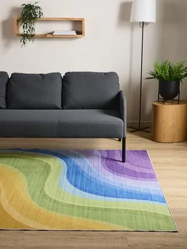 Interiyou Vintage Teppich Wohnzimmer Gent in lila von Interiyou