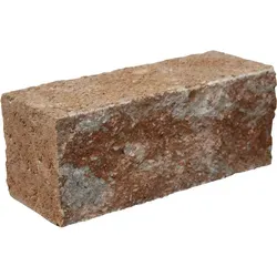 EHL Mauerstein Bonsai 2-seitig bossiert Muschelkalk 10 cm x 10 cm x 25 cm