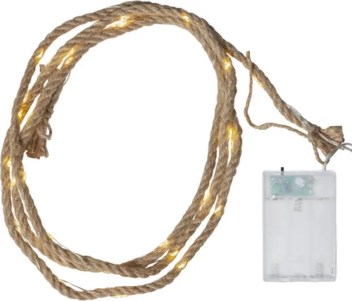Star Trading Batterie Lichterkette Jutta in beige von Star Trading