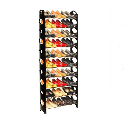 Grafner Schuhschrank Schuhregal Schuhablage Schuhständer 60 Schuhe 10 Ebenen
