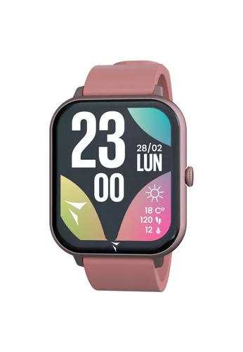 Techmade Smart Watch Glow Pink - Stilvolle Smartwatch für jeden Anlass - Die Techmade Glow Smartwatch kombiniert elegantes Design mit einem großen Volltastbildschirm. Ideal für modebewusste Nutzer, die ihren Stil unterstreichen möchten. Perfekt für den täglichen Einsatz.