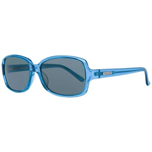 More and More Damen Sonnenbrille Blau Transparent 54322-400