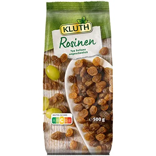 Produktbild Kluth Rosinen Typ Sultana ungeschwefelt kernlos fruchtig 500g