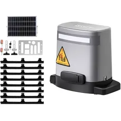 VEVOR 280W Schiebetorantrieb für Hoftore bis 800kg - Hochleistungs-Schiebetorantrieb mit 280W, ideal für Tore bis 800 kg. Mit Solarpanelen ausgestattet, ermöglicht er eine umweltfreundliche und effiziente Toröffnung.