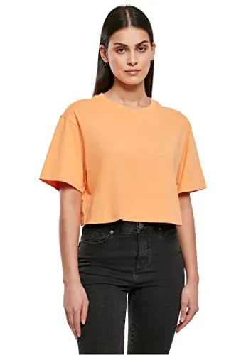 Urban Classics Damen, T-Shirt, Papaya, S