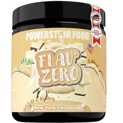 Powerstar Food - Flav,  Zero Geschmackspulver - 250g Dose Geschmacksrichtung New York Cheesecake