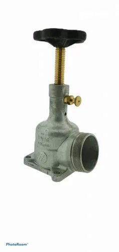 Druckventil 2 1/2“, 80° beiderseits mit Vierkantflansch DIN 14381