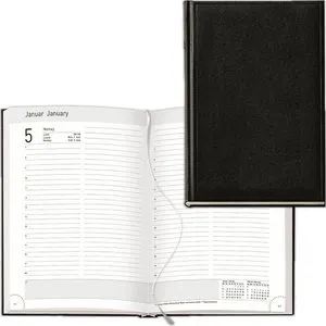 GLOCKEN Buchkalender A5 2026 - 1 Tag = 1 Seite - Kalender für 2026 im praktischen DIN A5 Format, ideal für effiziente Tagesplanung und Organisation.