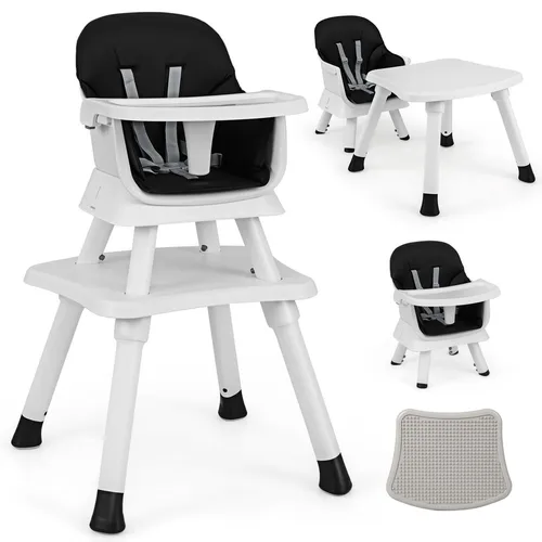 COSTWAY 6-in-1 Babyhochstuhl
