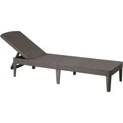 Verstellbare Rattan Sonnenliege Jaipur von Keter
