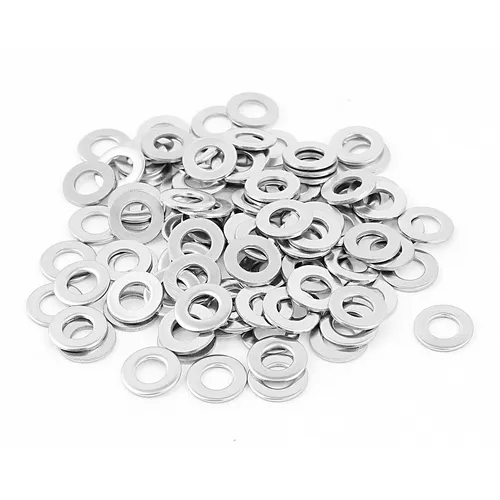 100stk. M5 x 10mm x 1mm 304 Edelstahl Unterlegscheibe für Schraubbolzen