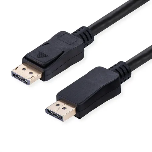 VALUE DisplayPort Kabel, v2.1, 10K, DP ST - ST, schwarz, 1 m