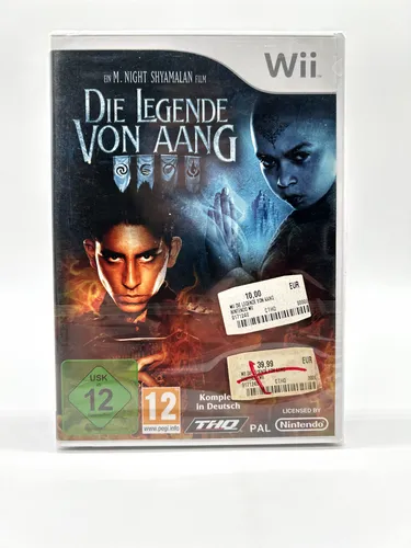 Die Legende von Aang - Nintendo Wii - Neu&Sealed - Abenteuerliches Actionspiel für Nintendo Wii, basierend auf der beliebten Serie, ideal für Fans und Neueinsteiger, USK ab 12 Jahren.