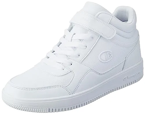 Champion RD18 Vintage Mid Top Herren Schuhe Weiß Ww001 46 EU - Herren-Sneaker mit stylischem Vintage-Design, aus hochwertigem PU für optimalen Tragekomfort und Langlebigkeit.