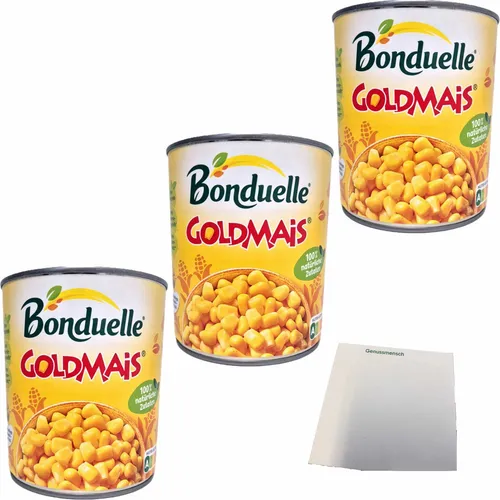 Bonduelle Goldmais 3er Pack 3x600g Dose usy Block