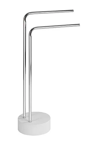 WENKO Handtuchständer Lodi - Kleiderständer, Stahl, 46 x 88 x 24 cm, Chrom