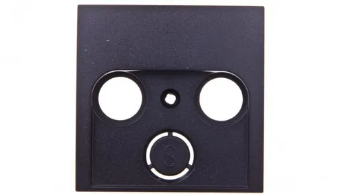 B7. Zentralelement für 2- und 3-Ausgänge Antennenbuchse anthrazit