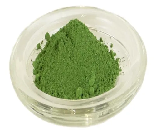 Farbpigment Oxidgrün, 1 kg im Eimer, Oxidfarbe, Trockenfarbe