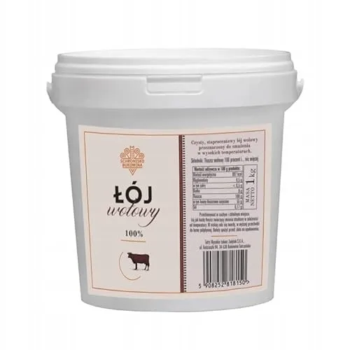 SCHRONISKO BUKOWINA Reines Rinderfett, 100% Natürlich, 1 kg Eimer