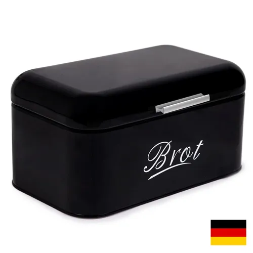 Metall Brotkasten mit Deckel | Retro Design | Langzeitlagerung