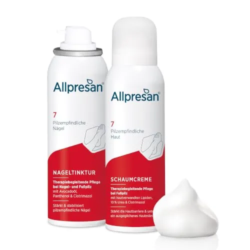 Allpresan Fuß spezial Nr 7 Pilzempfind. Haut SET Schaumcreme & Nageltinktur | Schaumcreme 125ml & Nageltinktur 125ml