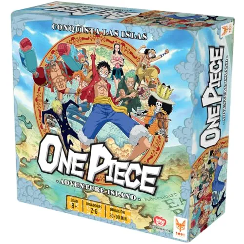 Topi Games One Piece: Adventure Island, Brettspiel, ab 8 Jahren, für 2 bis 6 Spieler, 30-90 Minuten pro Spiel, Spanisch