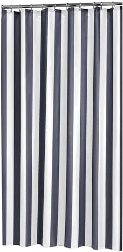 Sealskin Duschvorhang Linje, Blau, 180 x 200 cm in blau von Sealskin