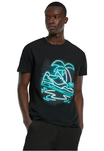 Mister Tee Herren Palm Sneaker Tee Black, XL