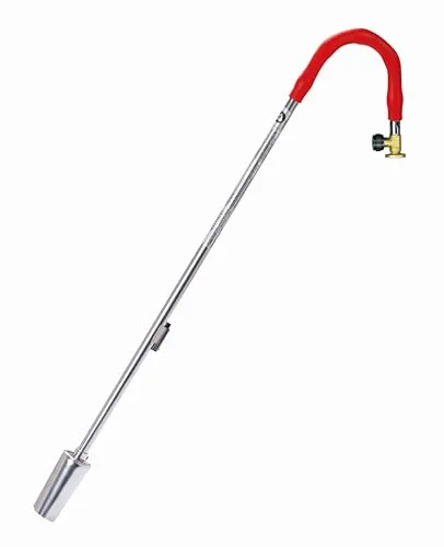 ROTHENBERGER Industrial Breitstrahlbrenner Turbo Plus - Rasentrimmer für effektive Unkrautvernichtung mit breiter Flamme bis 1000°C – ganz ohne Chemikalien! Ideal für Gehwege und Betonflächen, sichere Piezo-Zündung und niedriger Gasverbrauch.