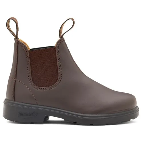 Blundstone 530 Chelsea Boots für Kinder - Wanderschuhe aus strapazierfähigem, dunkelbraunem Leder mit herausnehmbarem Fußbett, ideal für schnell wachsende Füße. Perfekt für kleine Entdecker, robust und bequem!