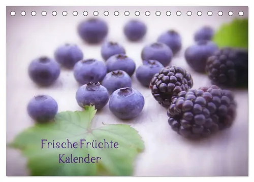Tanja Riedel | Frische Früchte Kalender (Tischkalender 2026 DIN A5 quer),...