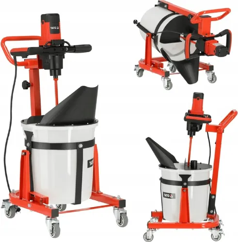 Betonmischer 50 Liter 1600W, Zwangsmischer mit sanftem Anlauf - Leistungsstarker 50-Liter Betonmischer mit 1600W und elektronischer Drehzahlregelung. Ideal für gleichmäßiges Mischen von Mörtel und Spachtelmassen. Praktische Lenkrollen und Überhitzungsschutz sorgen für Komfort und Sicherheit.